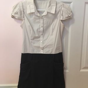 Dress. Short skirt. Short sleeves. Modest. Cute